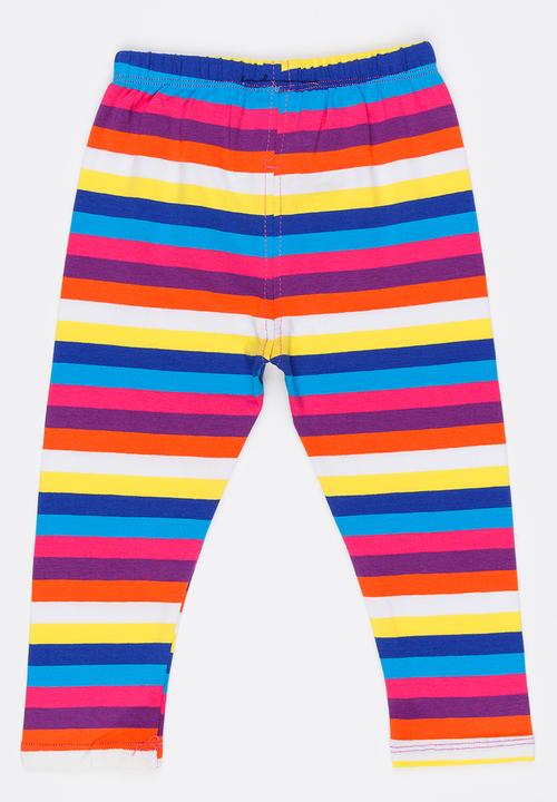 Pop Candy - Stripe Leggings Multi-colour