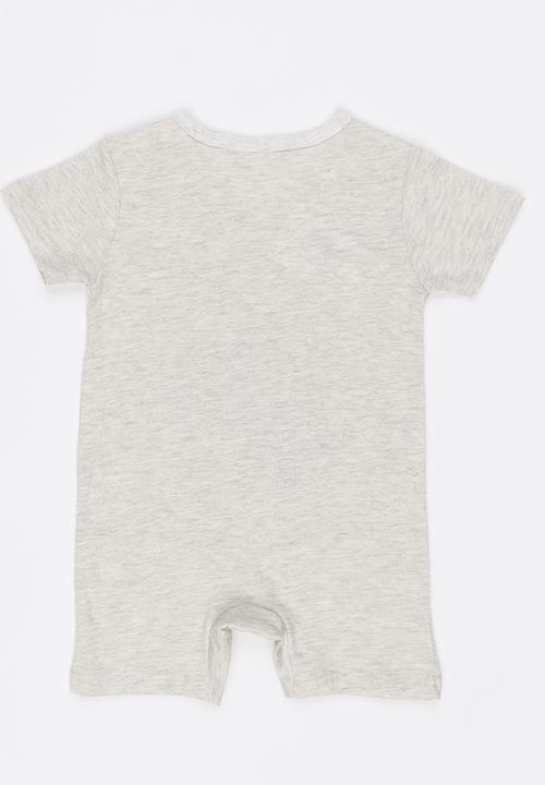 Pop Candy - Car Romper Grey
