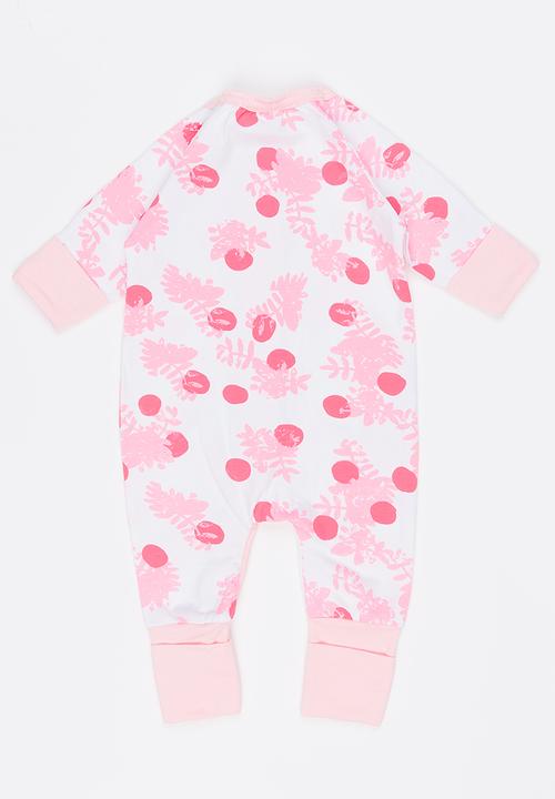 Pop Candy - Printed Full Bodysuit Mid Pink