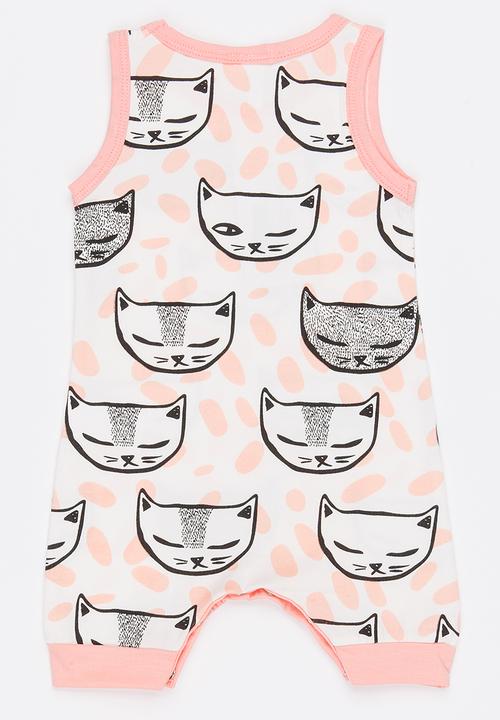 Pop Candy - Sleeveless Romper Mid Pink