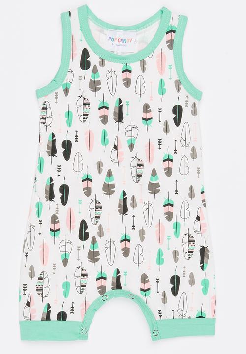 Pop Candy - Sleeveless Rompers Mint