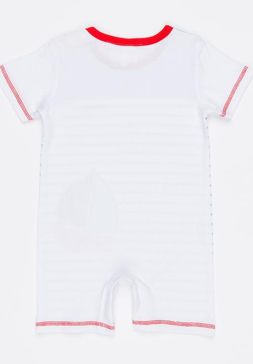 Pop Candy - Boat Romper Blue