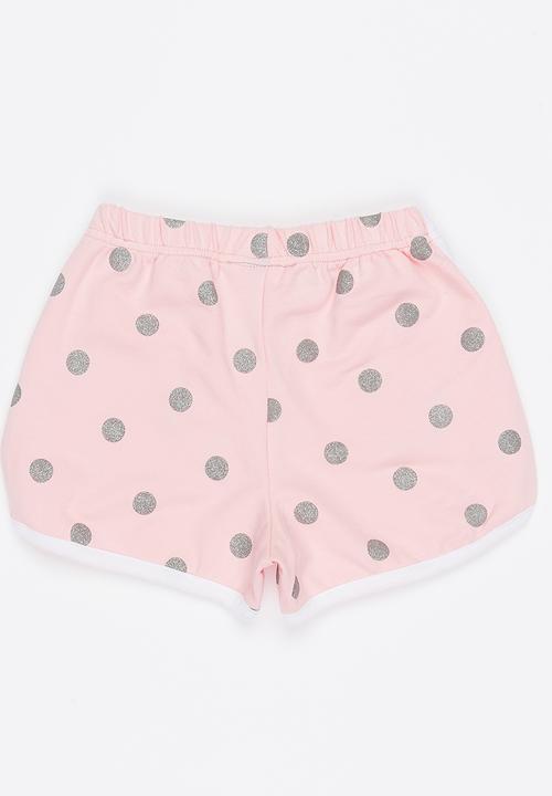 Pop Candy - Printed Shorts Mid Pink