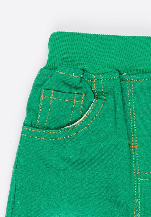 Pop Candy - Ribbed Shorts Green
