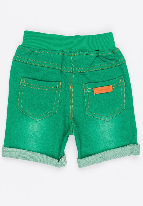 Pop Candy - Ribbed Shorts Green