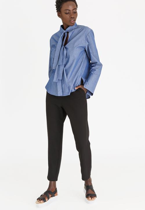 Somerset Jane - Blair Collar Shirt Mid Blue