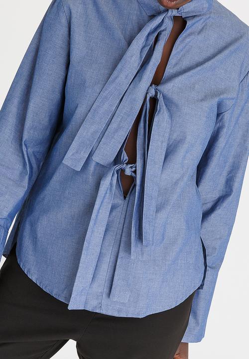 Somerset Jane - Blair Collar Shirt Mid Blue