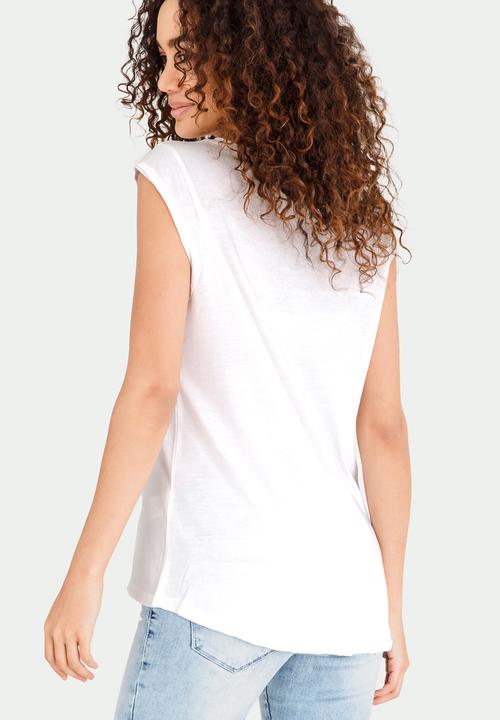 GUESS - Guess Jeans Easy Tee White