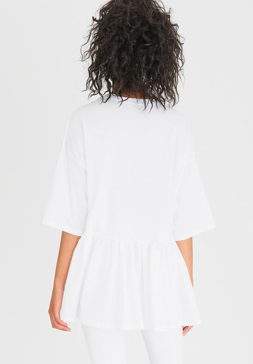 STYLE REPUBLIC - Oversized T-shirt Blue and White