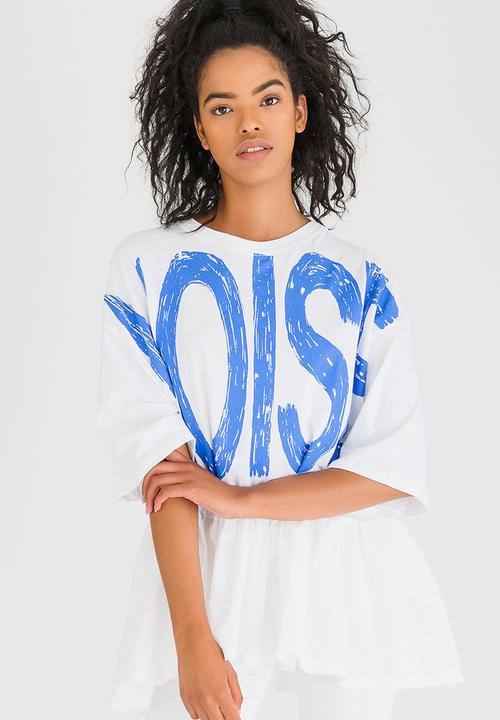 STYLE REPUBLIC - Oversized T-shirt Blue and White