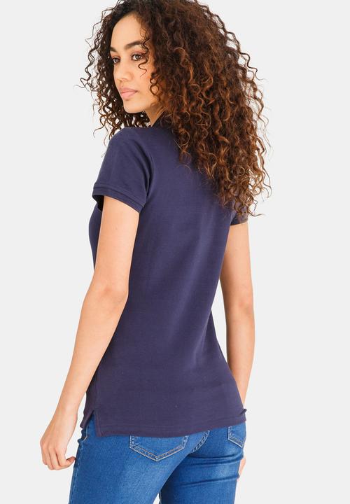 POLO - Margot  Short Sleeve Pony Golfer Navy