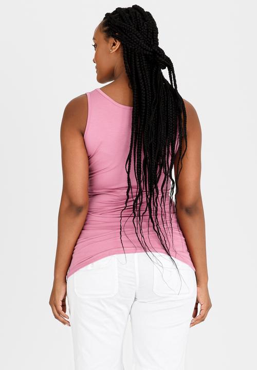 Cherry Melon - Tank Top with Side Detail Mid Purple