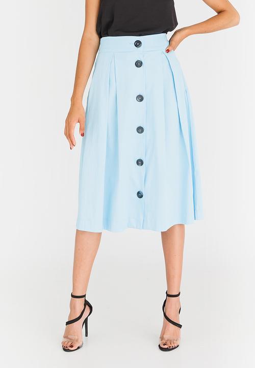 STYLE REPUBLIC - Fit and Flare Skirt Pale Blue