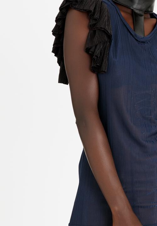 Sober - Cleaona Stretch Blouse Navy