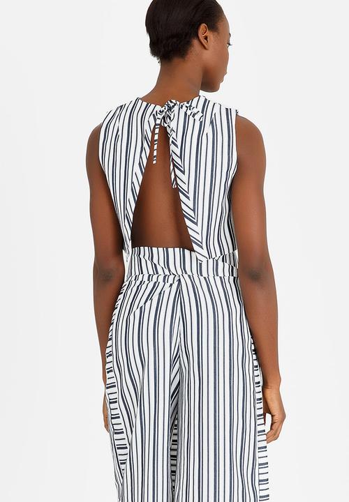 T_niche - Capri Top Navy & White