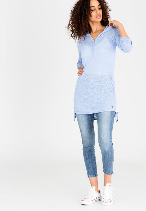Rip Curl - Chicama Burnout Long Sleeve Tee Pale Blue