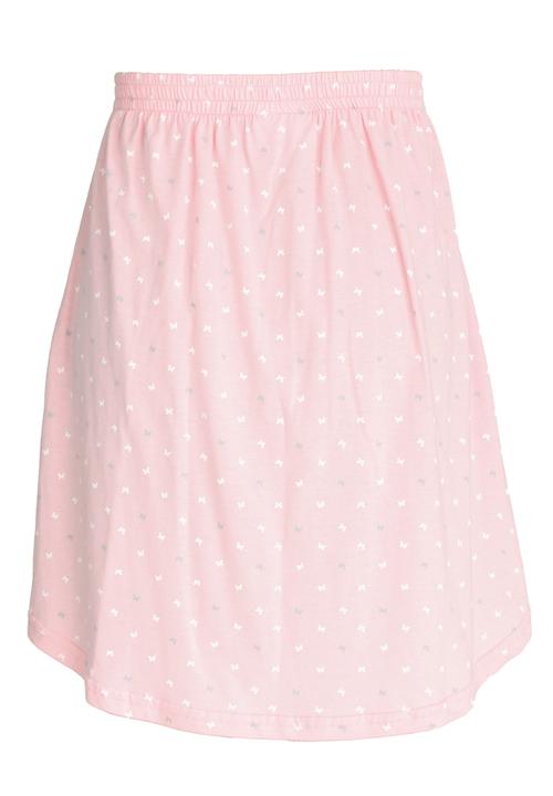 Rebel Republic - Knee Length Printed Knit Skirt Mid Pink