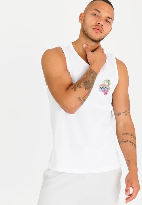 RVCA - Royal Palm Tank White
