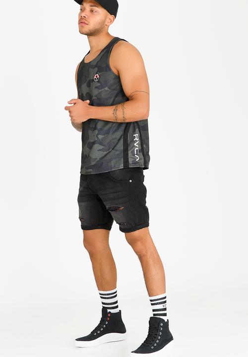RVCA - Bruce Sport Tank Khaki Green