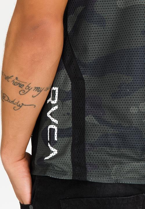 RVCA - Bruce Sport Tank Khaki Green