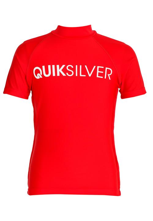 Quiksilver - Natural Protection Boys Rashie Red