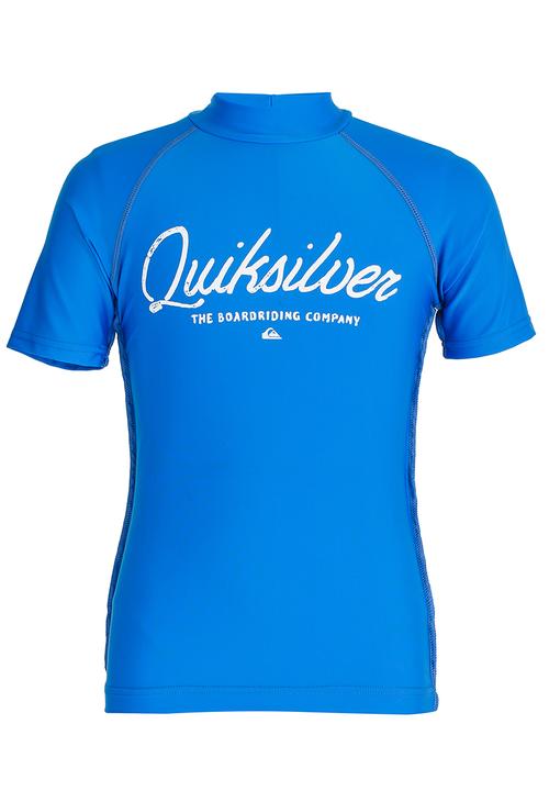 Quiksilver - Where is Johnny Boys Rashie Blue