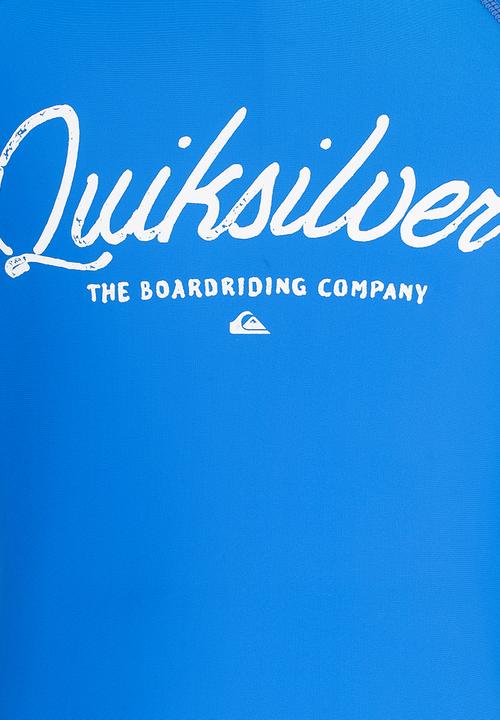 Quiksilver - Where is Johnny Boys Rashie Blue