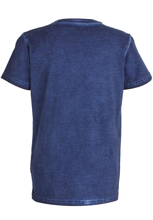 POLO - Printed Pigment Wash Tee Navy
