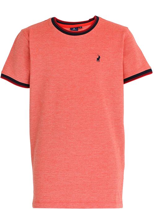 POLO - Pique SS Crew Neck Orange