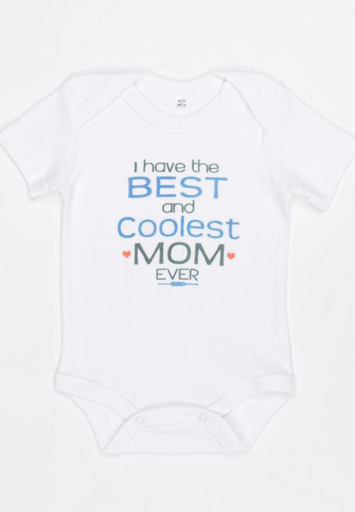 Funky Shop - Slogan Baby Grow White