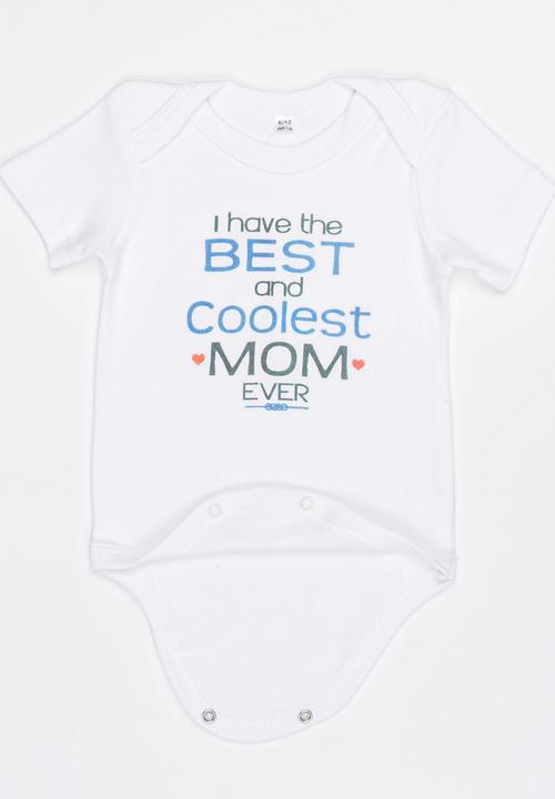 Funky Shop - Slogan Baby Grow White