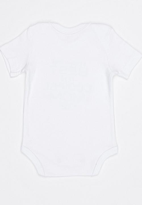 Funky Shop - Slogan Baby Grow White