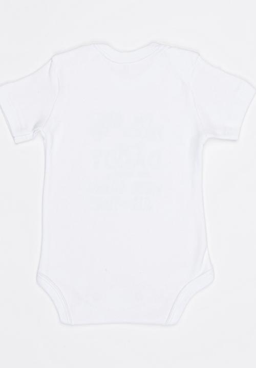 Funky Shop - Slogan Baby Grow White
