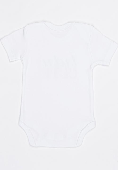 Funky Shop - Slogan Baby Grow White