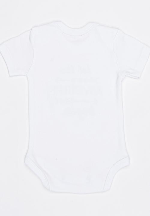 Funky Shop - Slogan Baby Grow White
