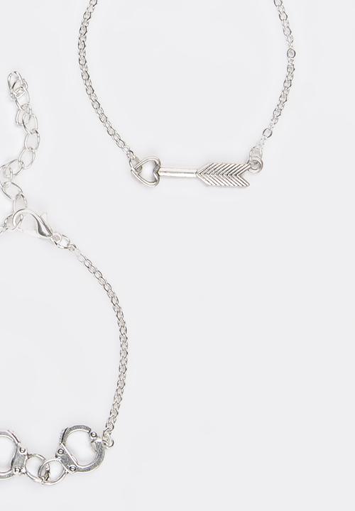 Jewels and Lace - Goodluck Triple Stacker Silver