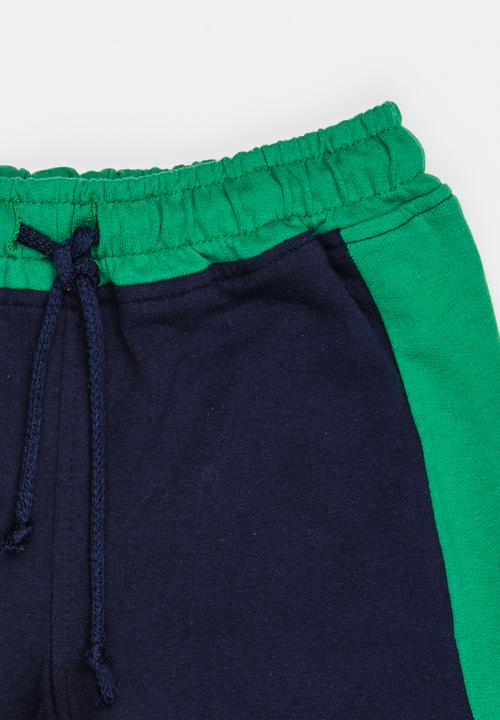Twin Clothing - Boys Unbrushed Fleece Shorts Multi-colour