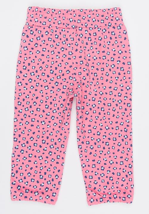 Pop Candy - Printed Joggers Mid Pink
