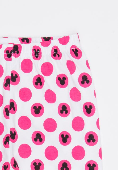 Pop Candy - Printed Polka Dot Leggings White