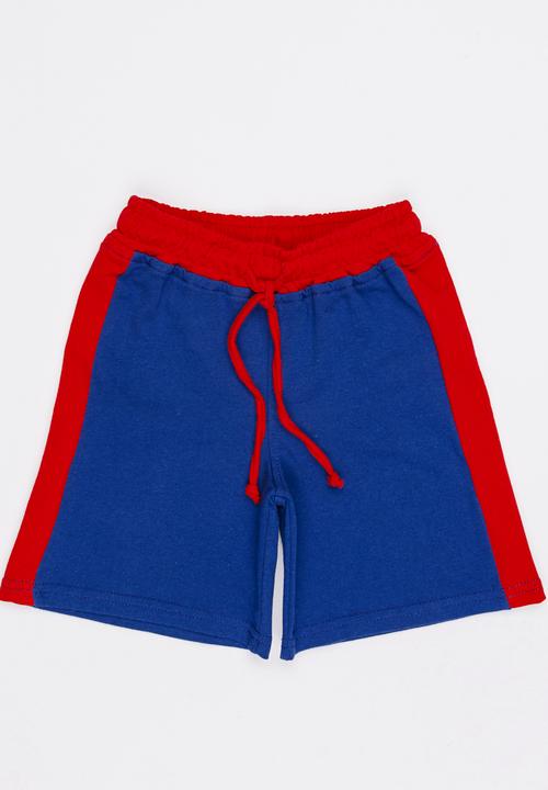 Twin Clothing - Boys Unbrushed Fleece Shorts Multi-colour