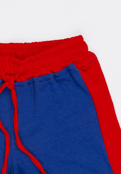 Twin Clothing - Boys Unbrushed Fleece Shorts Multi-colour