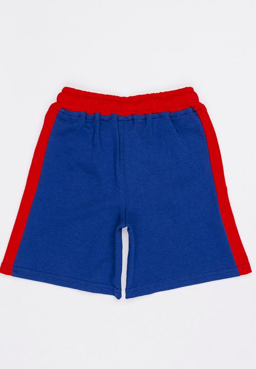 Twin Clothing - Boys Unbrushed Fleece Shorts Multi-colour