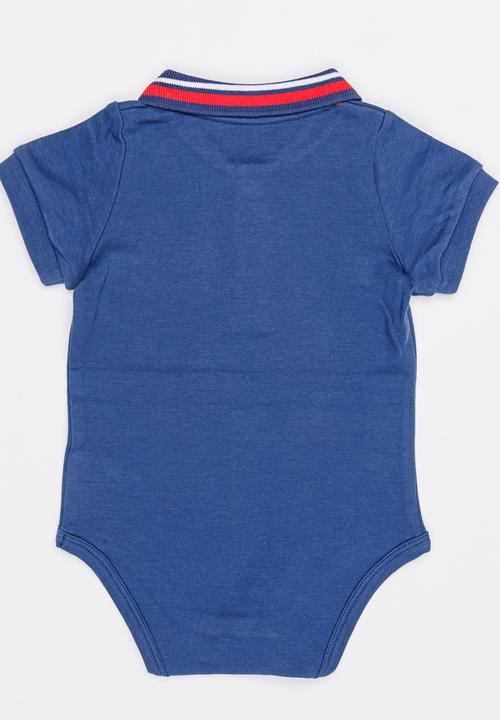 Pop Candy - Polo Bodysuit Blue