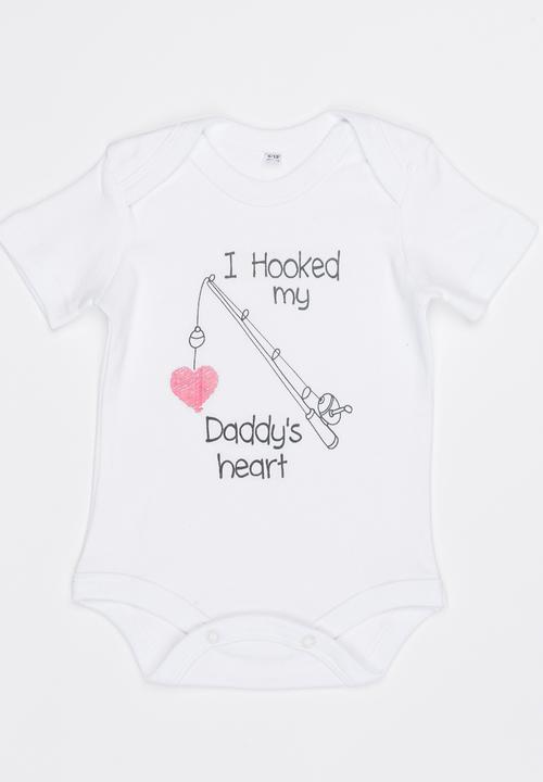 Funky Shop - Slogan Baby Grow White