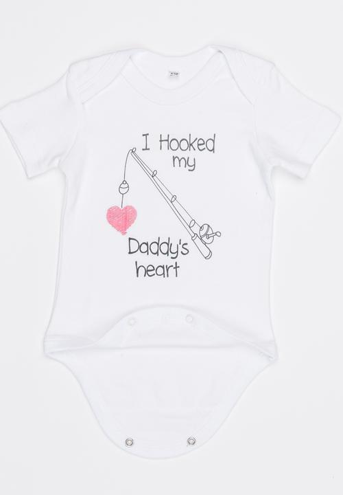 Funky Shop - Slogan Baby Grow White