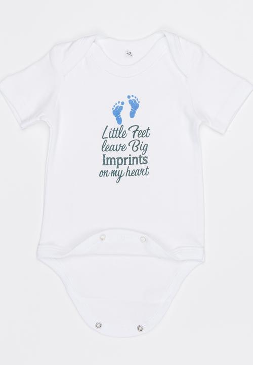 Funky Shop - Slogan Baby Grow White