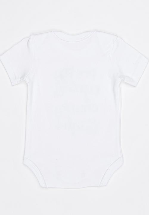 Funky Shop - Slogan Baby Grow White