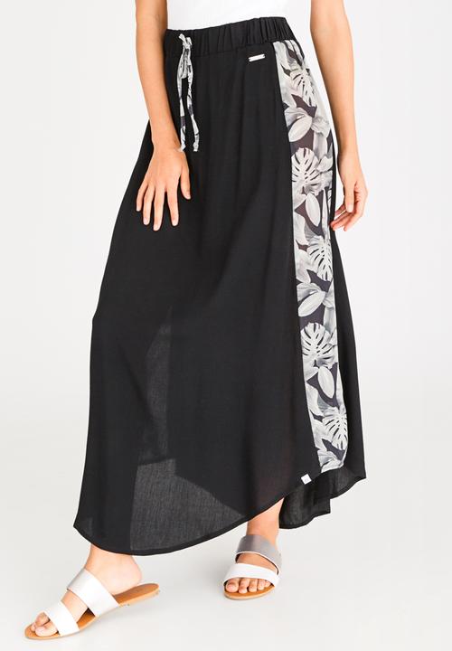 Rip Curl - Hawaii Tropics Maxi Skirt Black