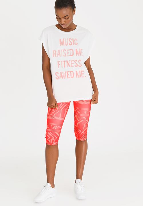 Reebok - Training Cap Sleeve Tee Cream