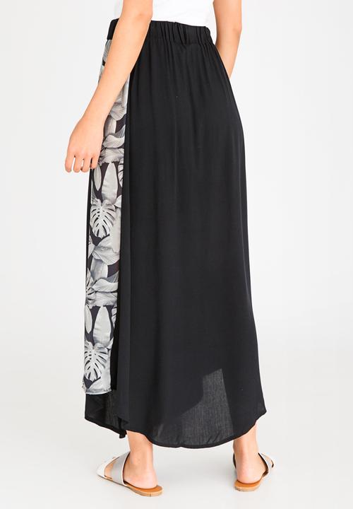 Rip Curl - Hawaii Tropics Maxi Skirt Black